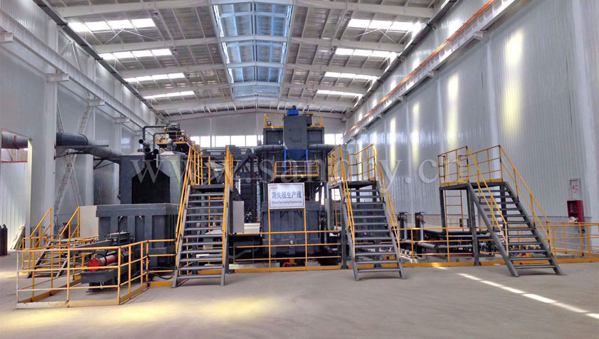 消逝模自动生产线